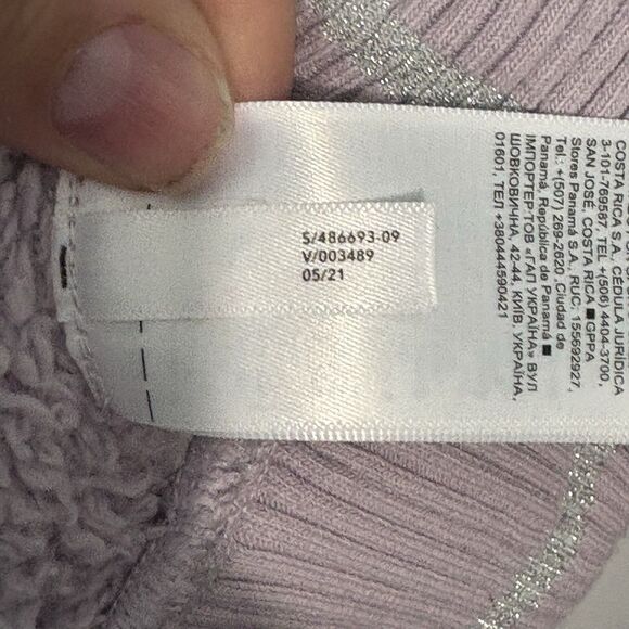 Athleta Lavender Women’s Tugga Sherpa Fleece Cropped Zip Jacket Size 2X Pockets - Picture 10 of 11